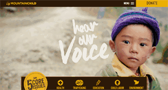 Desktop Screenshot of mountainchild.org